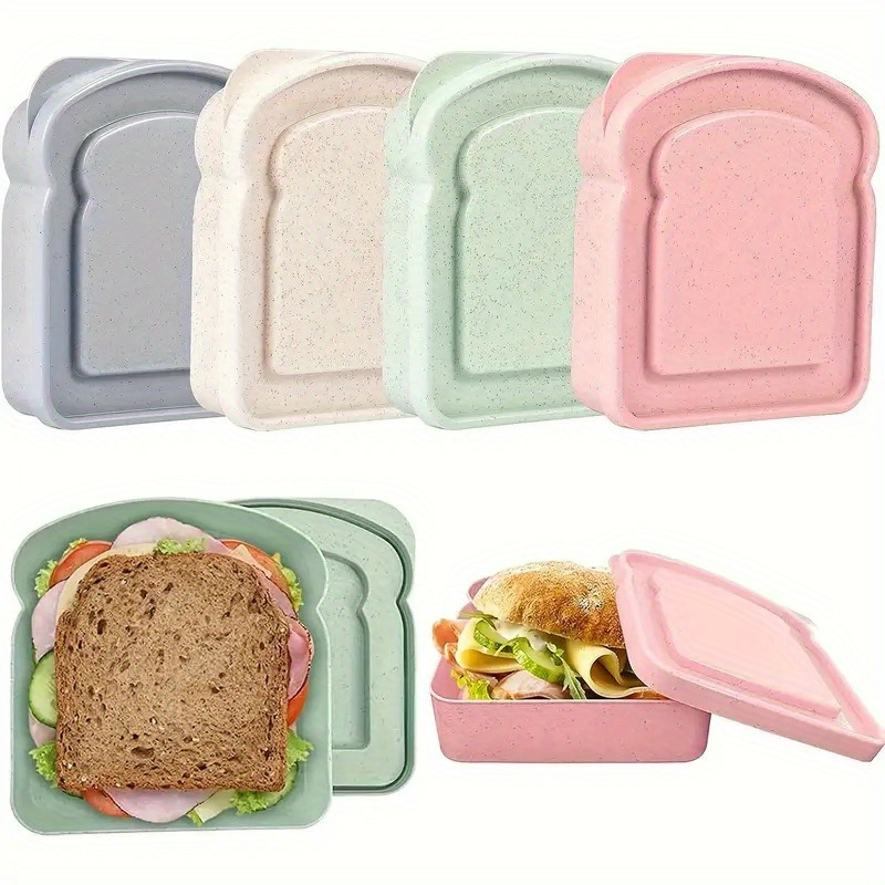 Bento Box - 1 Stück Bento-Boxen, Sandwich-Behälter, für Lunchboxen,
