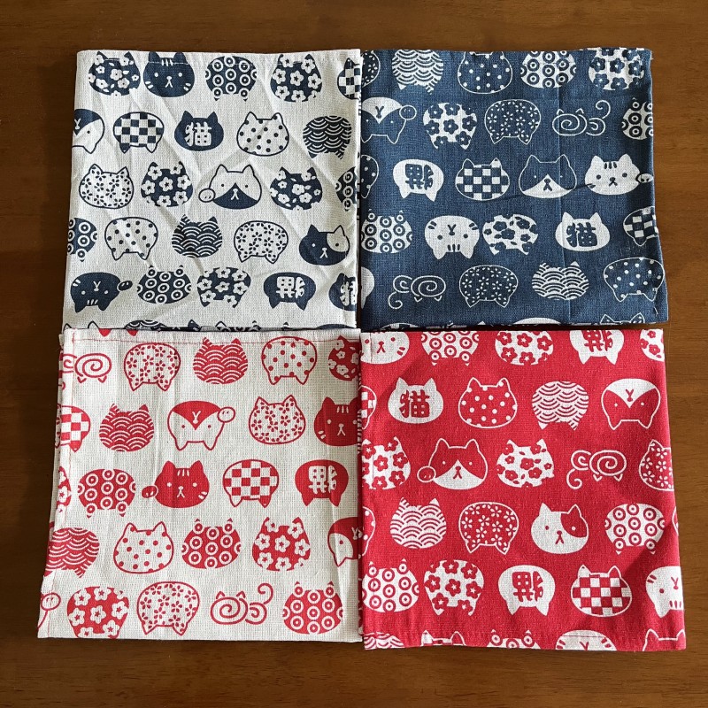 Furoshiki - Handtuch, mehrere Größen, japanisches Taschentuch, Furoshiki,