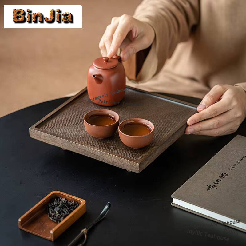Walnuss quadratisches Geschirr – Japanese Snacks Bewertung und Preis