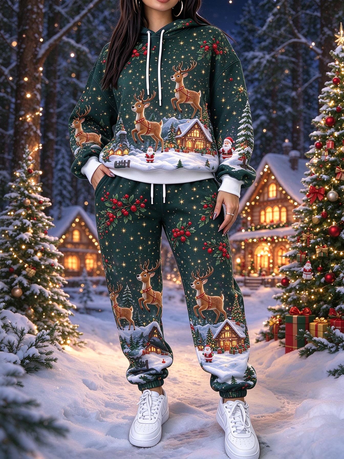 Damen Weihnachts-Trainingsanzu – Matcha Bewertung und Preis